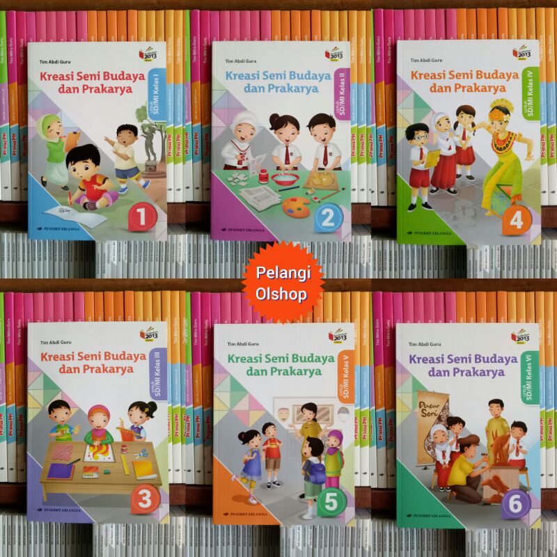 Jual BUKU KREASI SENI BUDAYA DAN PRAKARYA SD/MI KELAS 1 2 3 4 5 DAN 6 ...