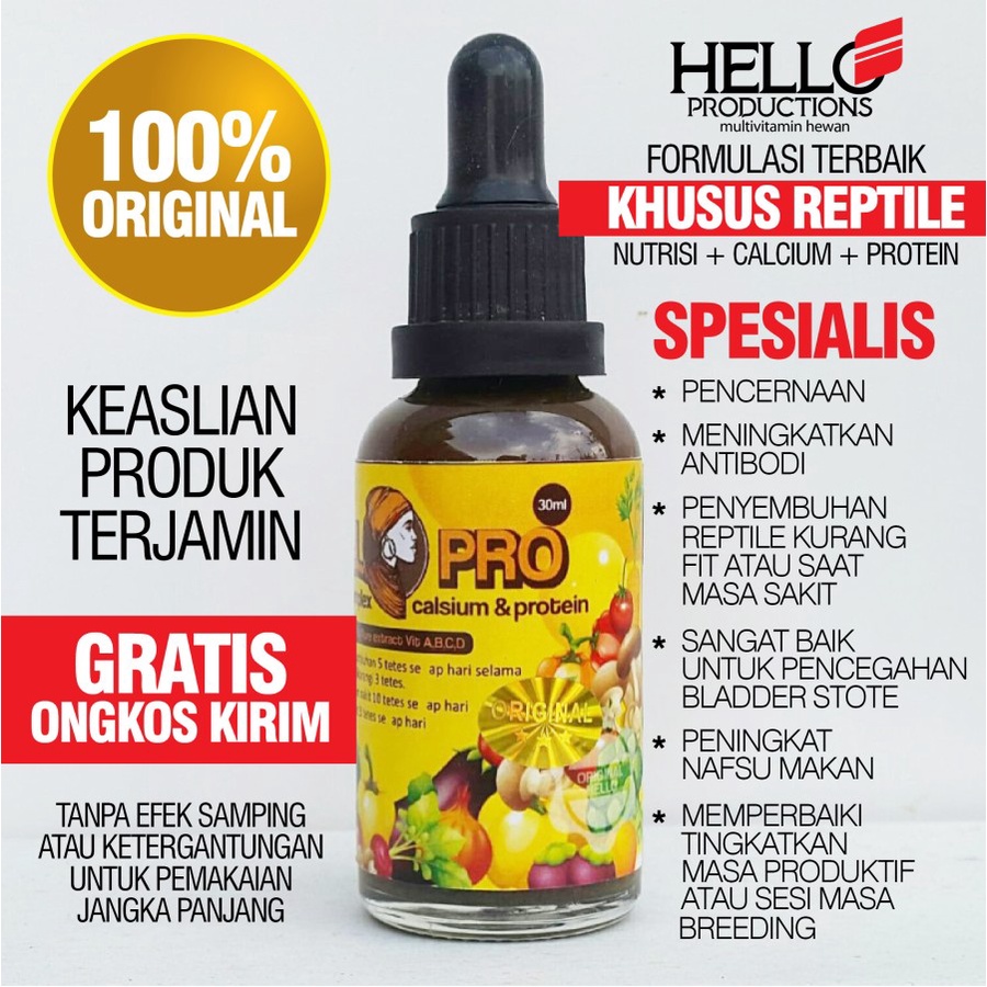 Jual Vitamin Hewan/vitamin Reptile/reptil/kura kura/vitamin iguana