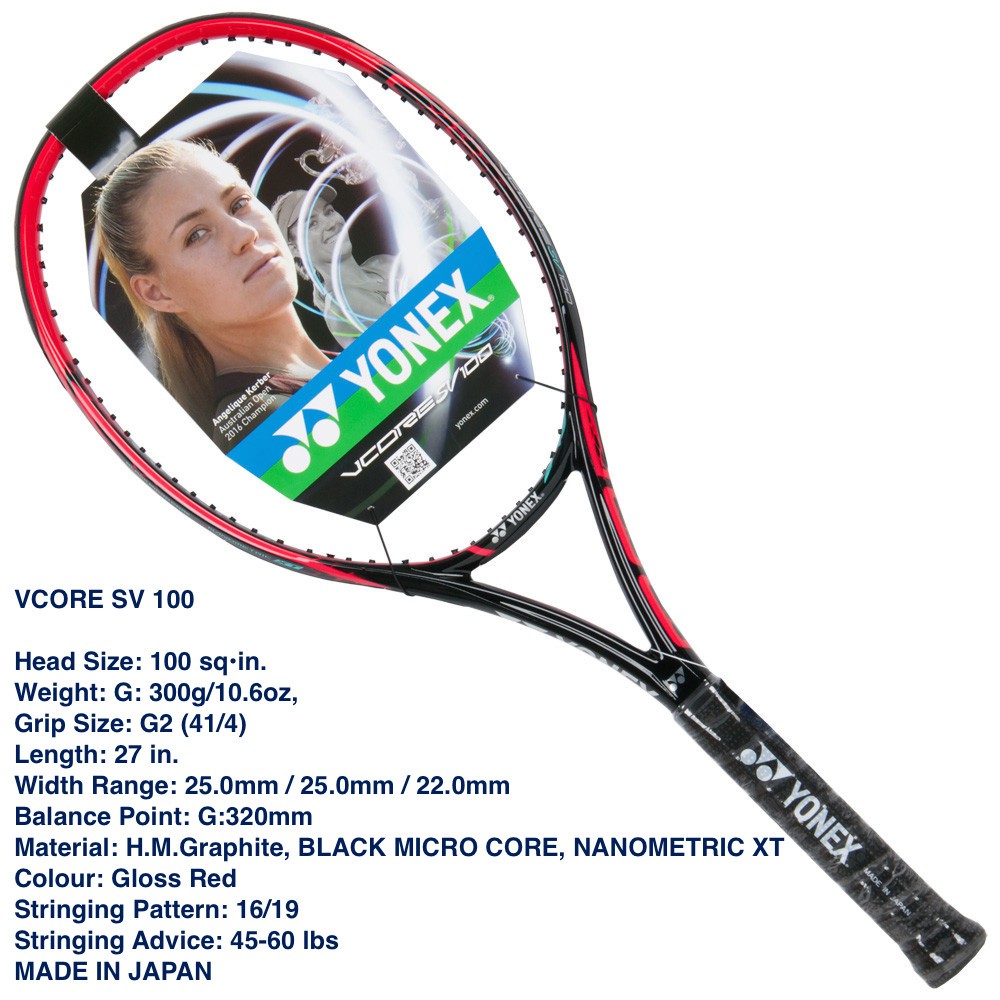 yonex VCORE SV 100 - 300 gram raket tenis - ORI JAPAN