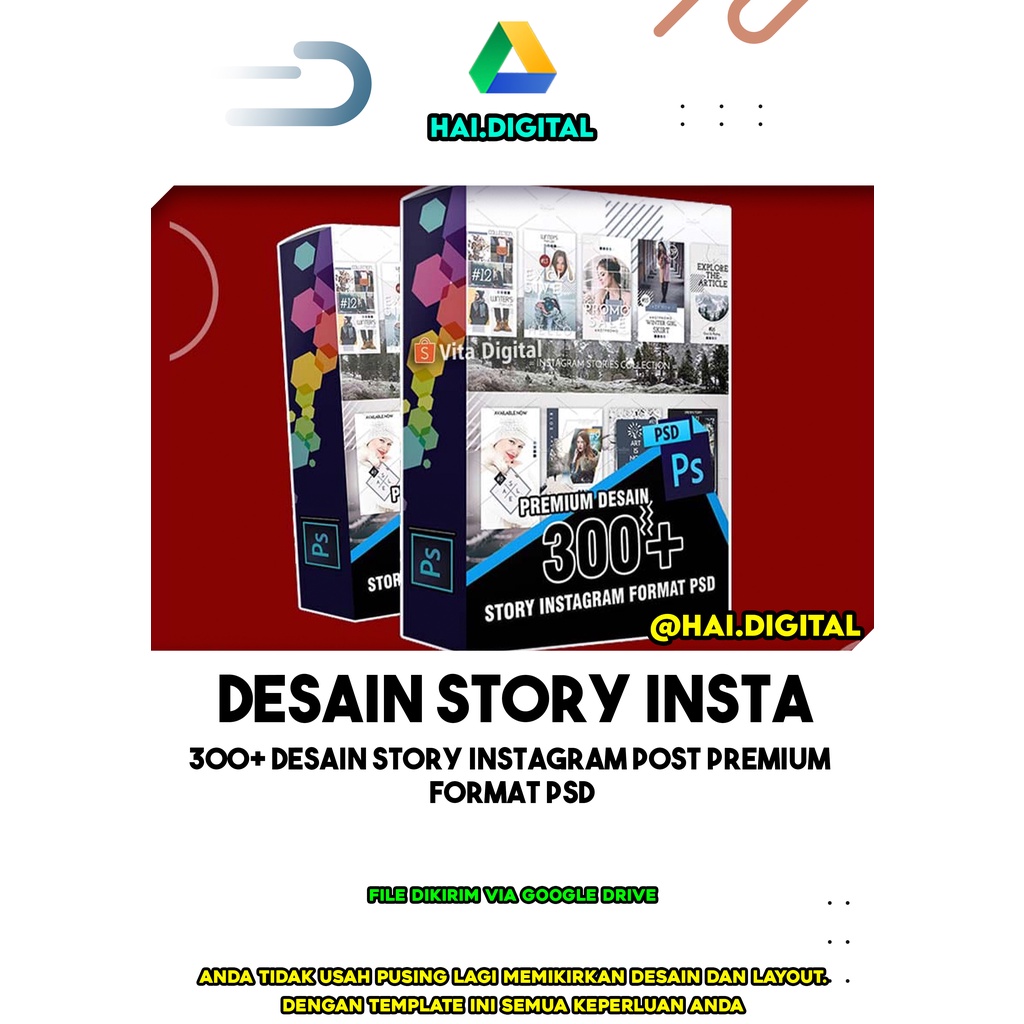 Jual 300+ Desain Story Instagram Post Premium Format PSD | Shopee Indonesia