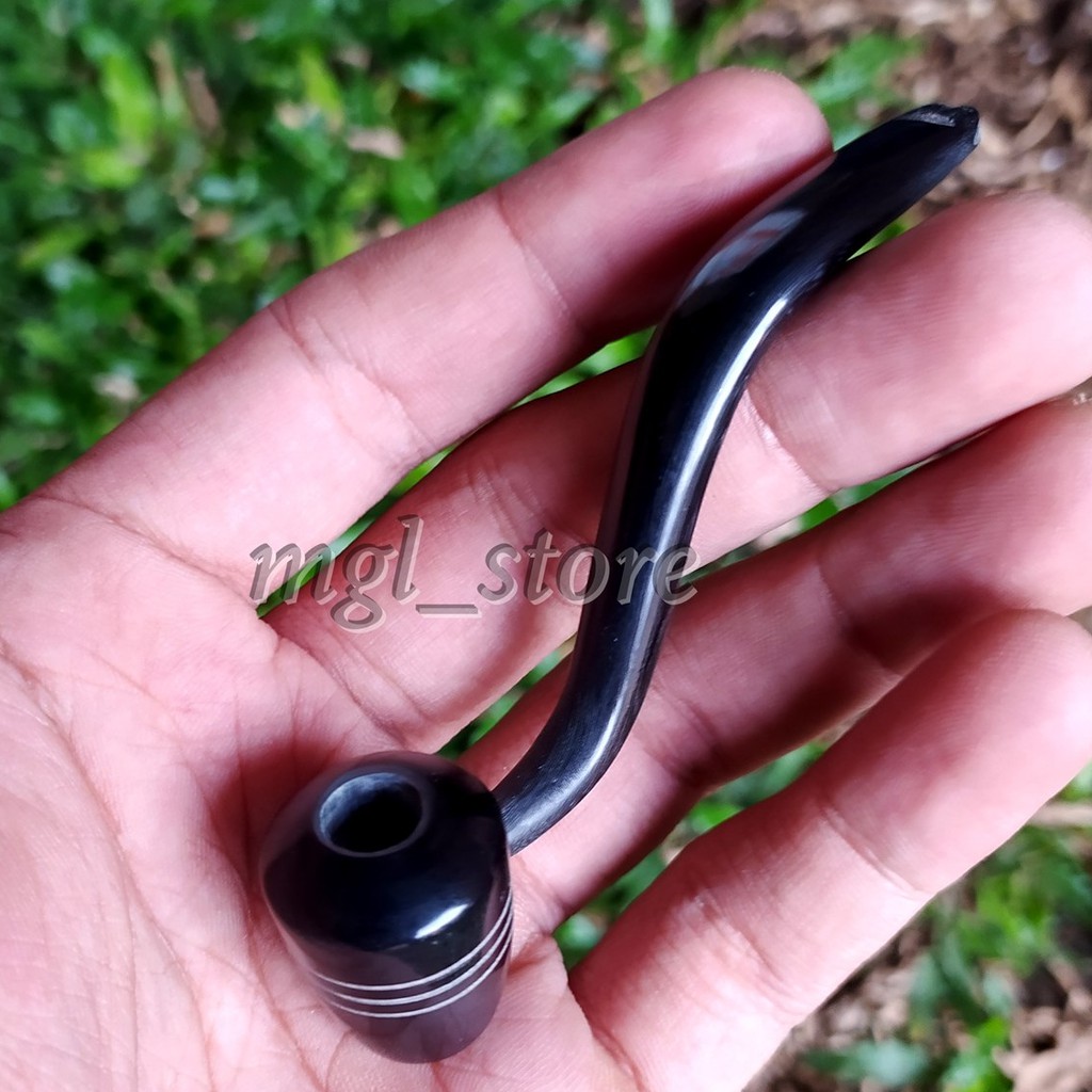 Jual Pipa rokok bahan tanduk asli model popeye handmade unik | Shopee ...