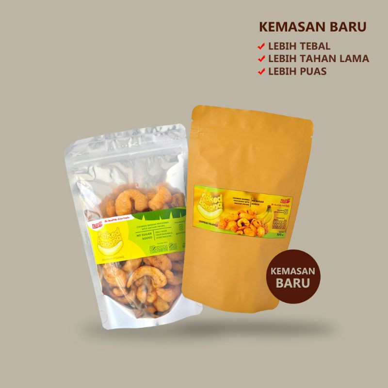 Jual Naked Banana Original Rambak Pisang Keripik Pisang Banana