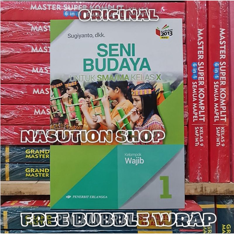 Jual Buku Seni Budaya Kelas 1 / X 10 SMA K13 Revisi Erlangga Original ...