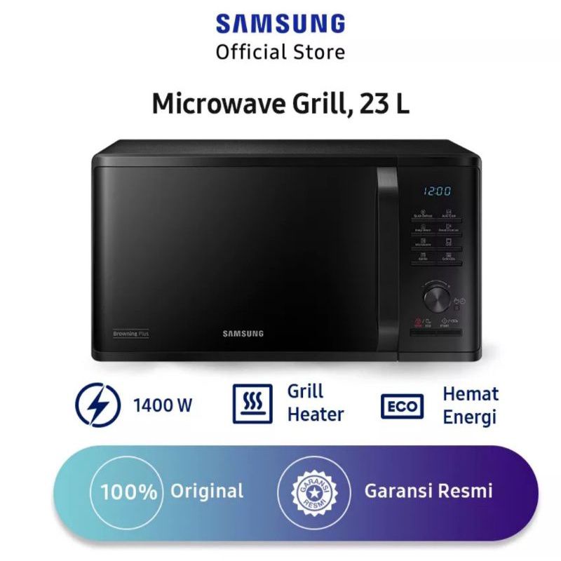 Jual SAMSUNG Microwave Grill dan microwave oven 23L MG23K3505AK/SE