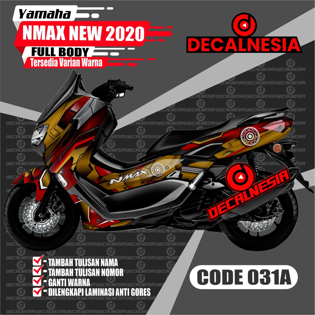Jual Decal Stiker Nmax New 2021 2022 Full Body Stiker Motor Connected