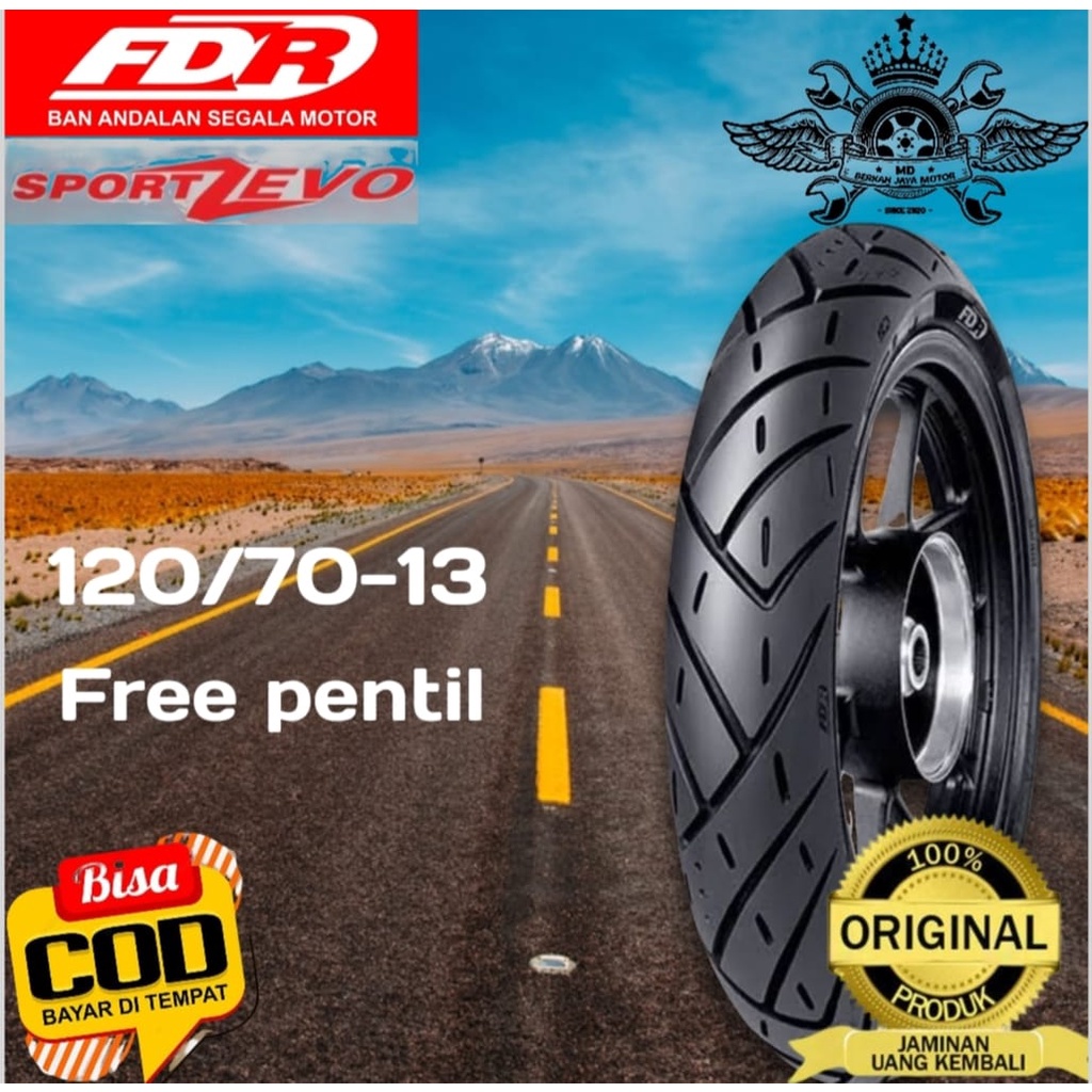 Jual TEMURAH BAN TUBLES FDR SPORT ZEVO (80/80.14 90/80.14 100/80.14 110 ...