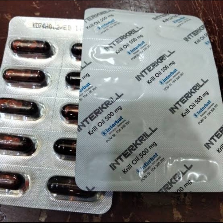 Jual INTERKRILL INTERBAT PER STRIP 10 KAPSUL UNTUK MENJAGA KESEHATAN ...