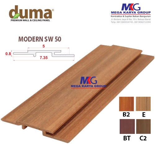 Jual WPC WALL PANEL MODERN SW 50 | Shopee Indonesia