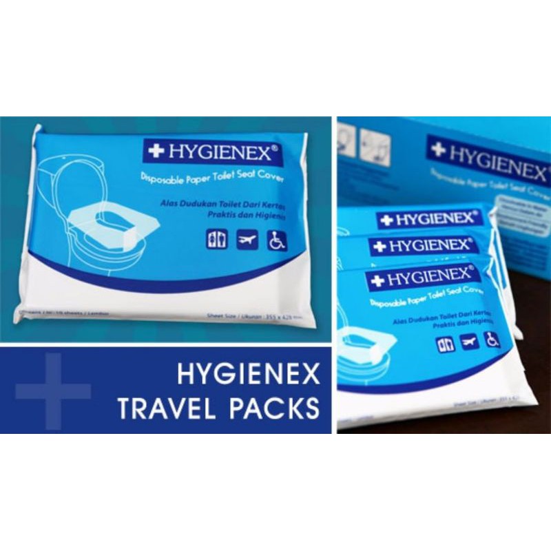 Jual HYGIENEX Disposable Paper Toilet Seat Cover ( 1 Box isi 12packs ...
