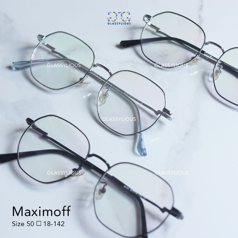 Jual frame kacamata kode maximoff / frame korea frame besi bisa ganti ...