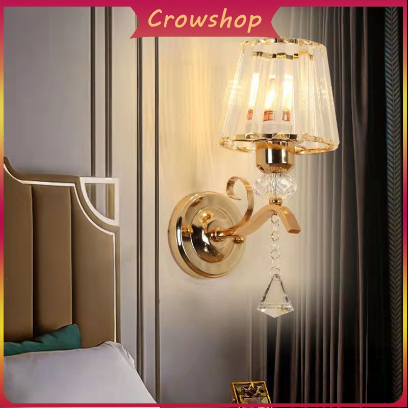 Jual Modern Lampu Dinding kristal Wall Lampu LED E27 Lampu Hiasan Ruang
