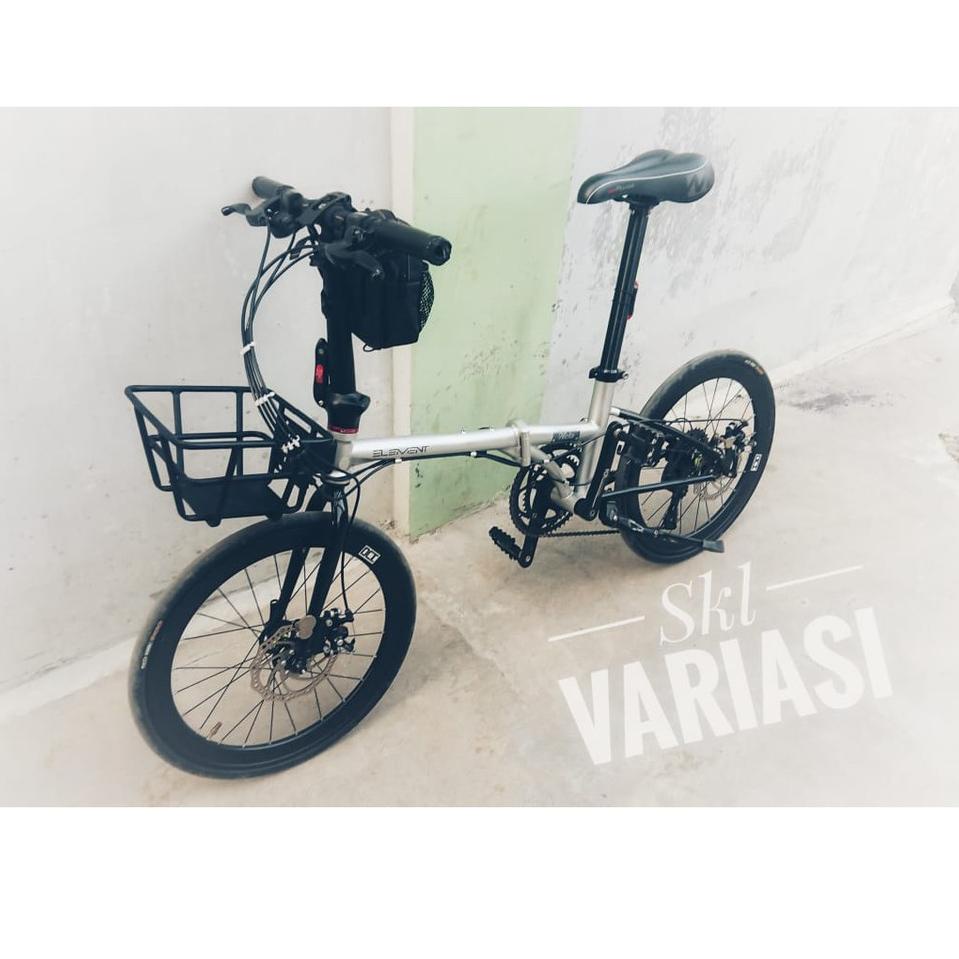 Jual Harga Spesial.. Keranjang Sepeda Lipat Front Rack Depan Rak Sepeda ...