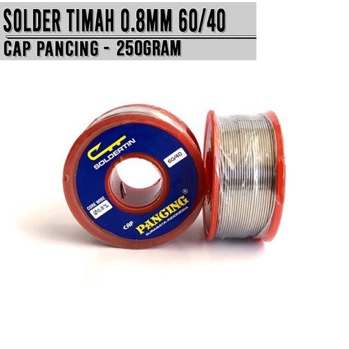 Jual TIMAH SOLDER (Solder Tin) (1/4kg) Cap Pancing 60/40 - 0,8mm ...