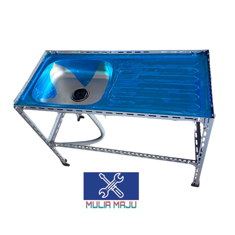 Wastafel Bak Cuci Piring /wastafel meja set rak bak cuci piring