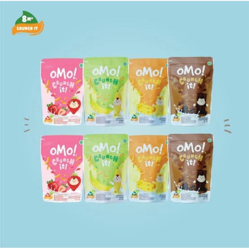 Jual OMO! CRUNCH IT Snack Sehat Bayi Cemilan Bayi | Shopee Indonesia