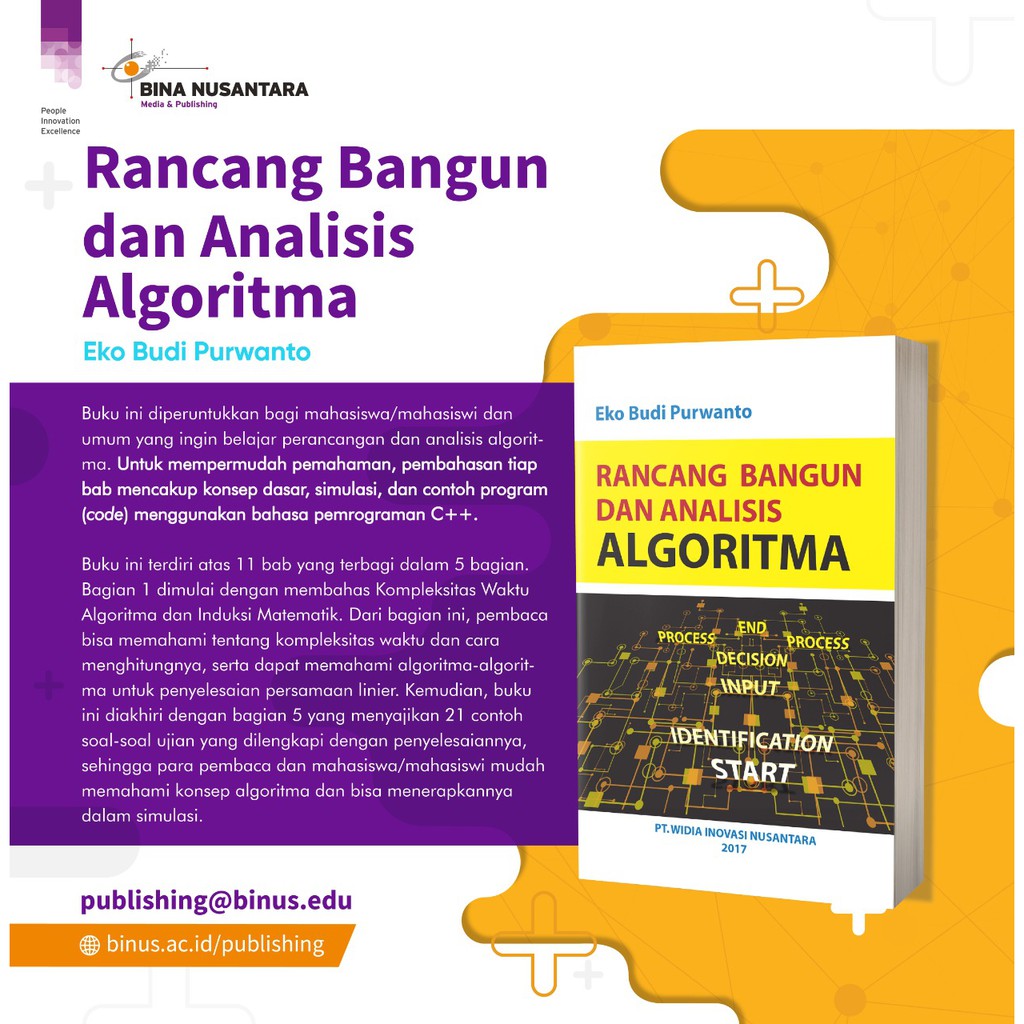 Jual RANCANG BANGUN DAN ANALISIS ALGORITMA | Shopee Indonesia