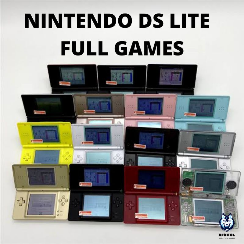 Jual NINTENDO DS LITE NDS LITE WITH FLASHCARD R4 EDGE MEMORY FULL GAMES