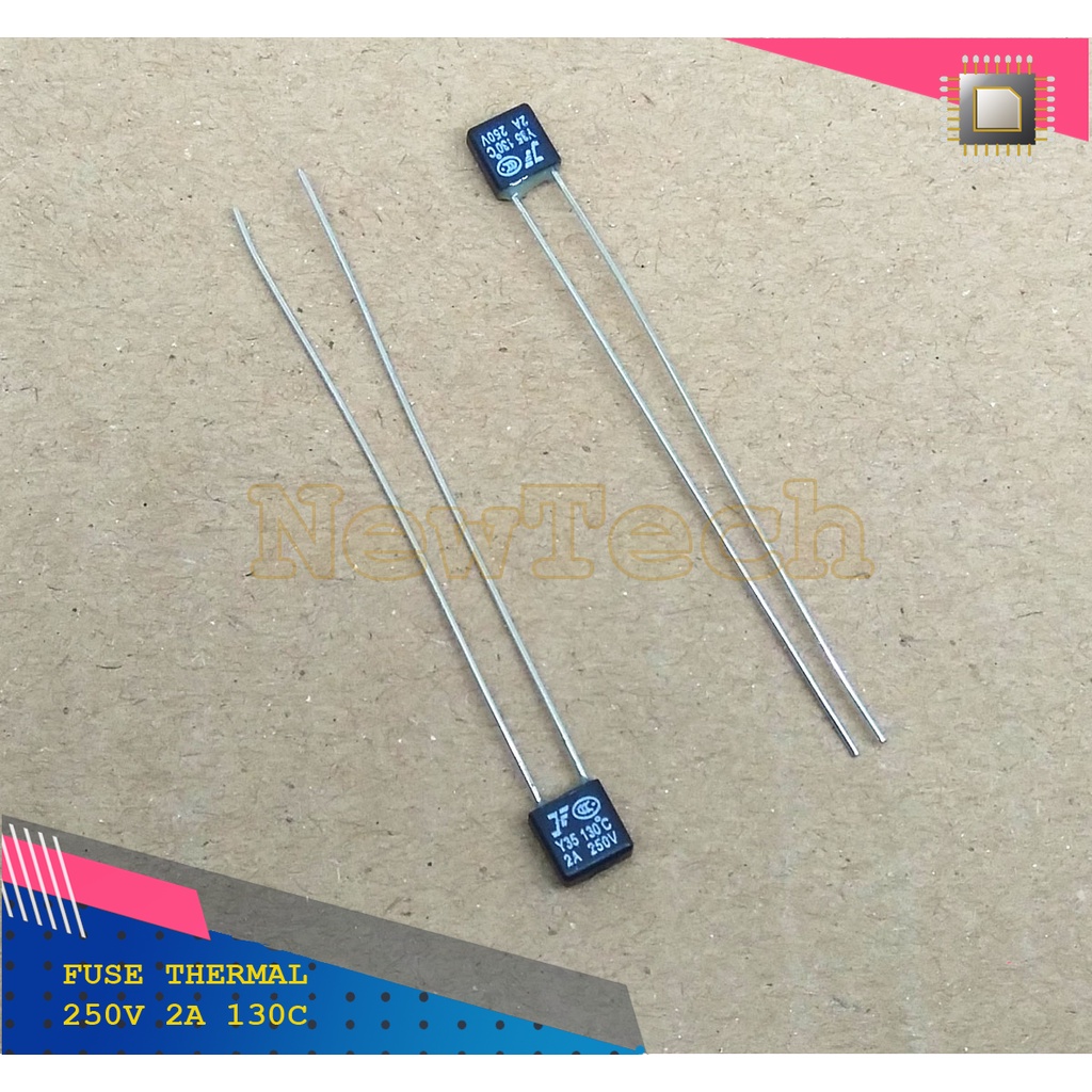 Jual Thermal Fuse Thermofuse Sekring Sekering Kipas Angin 250V 2A 130 C ...