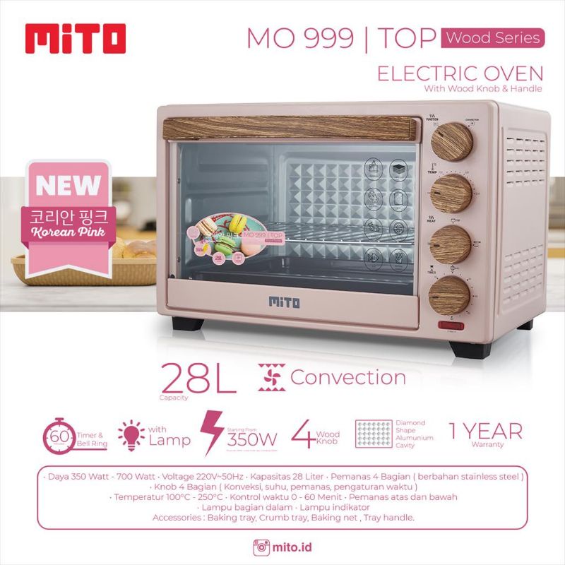 Jual OVEN MITO MITOCHIBA MO 999 28 LITER NEW | Shopee Indonesia
