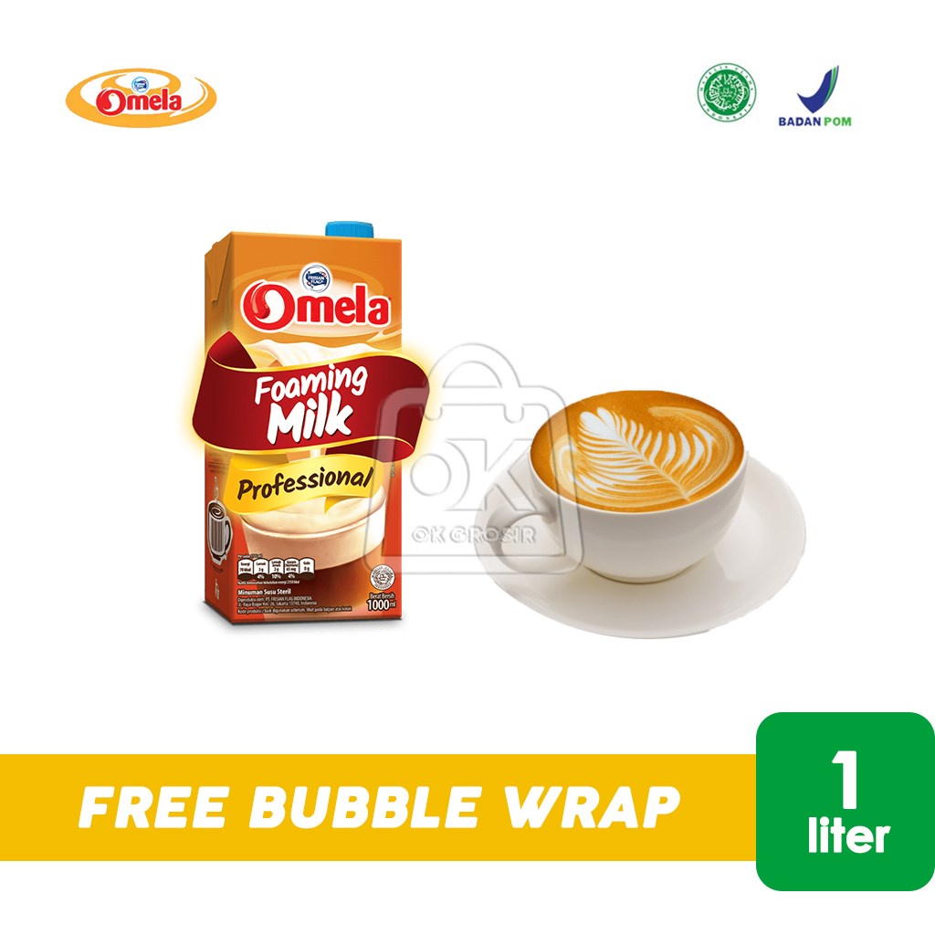 Jual Omela Foaming Milk / Susu Foam Microfoam Kopi Latte Art Coffee (1