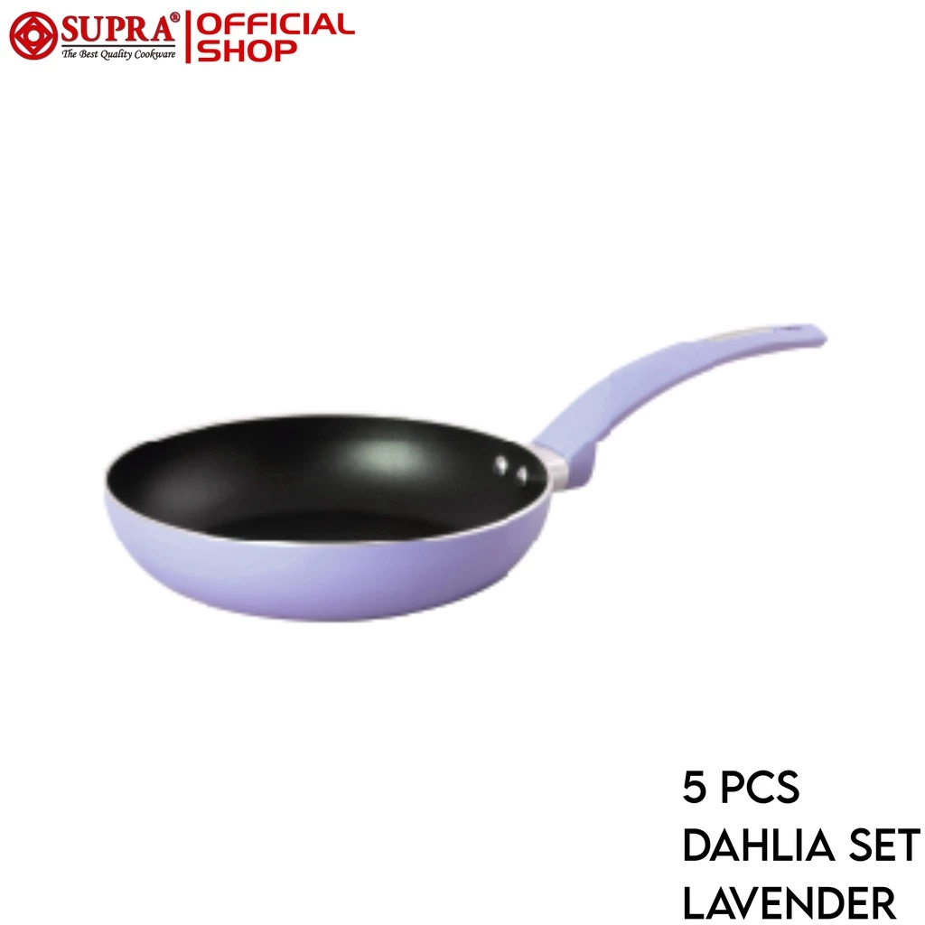 SUPRA Panci Set Anti Lengket Dahlia 5 Pc - Lavender - foto 1