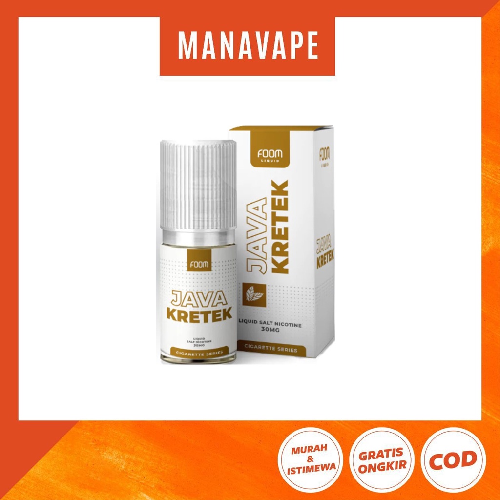 Jual FOOM JAVA KRETEK SALT NIC 30ML | Shopee Indonesia