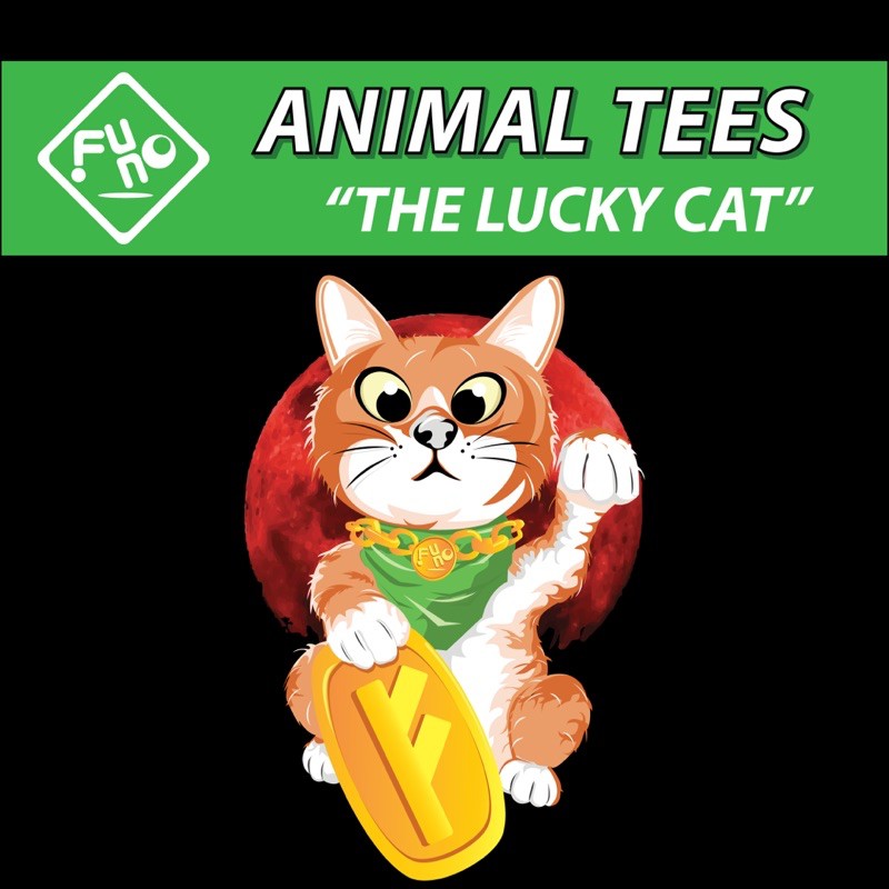 Jual Kaos Gambar 24s Premium - Brand Funo “the Lucky Cat” 