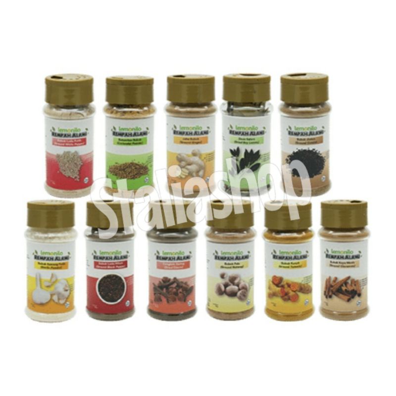Jual Lemonilo Rempah Bubuk Lada Hitam Putih Bawang Putih Mpasi Non MSG ...