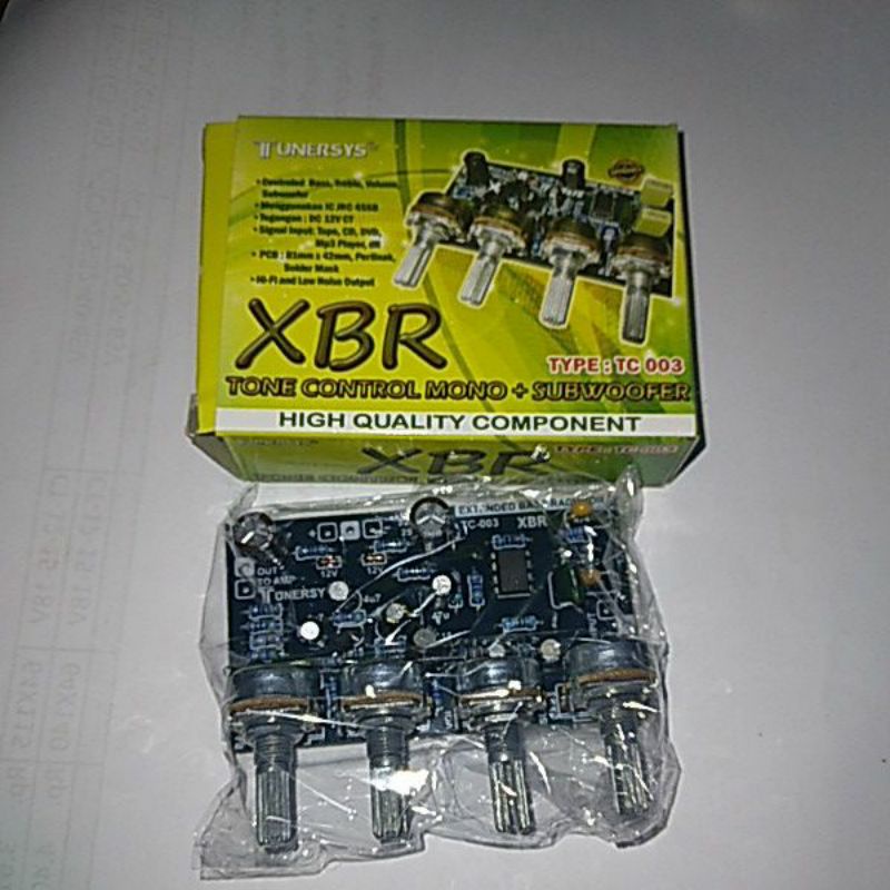 Jual kit tone control mono+subwofer XBR | Shopee Indonesia