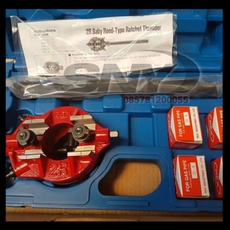 Jual Original Mesin Senai Drat Threader Snai Manual Dies REX 2R Baby ...