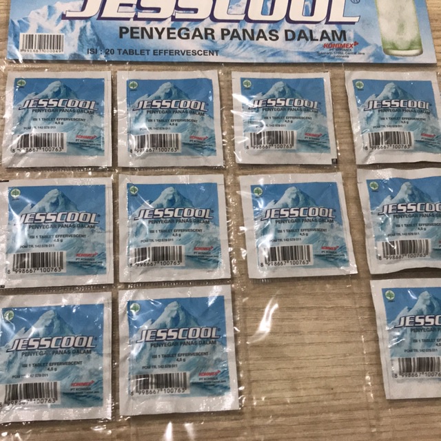 Jual JessCOOL Sak isi 20 Tablet | Shopee Indonesia