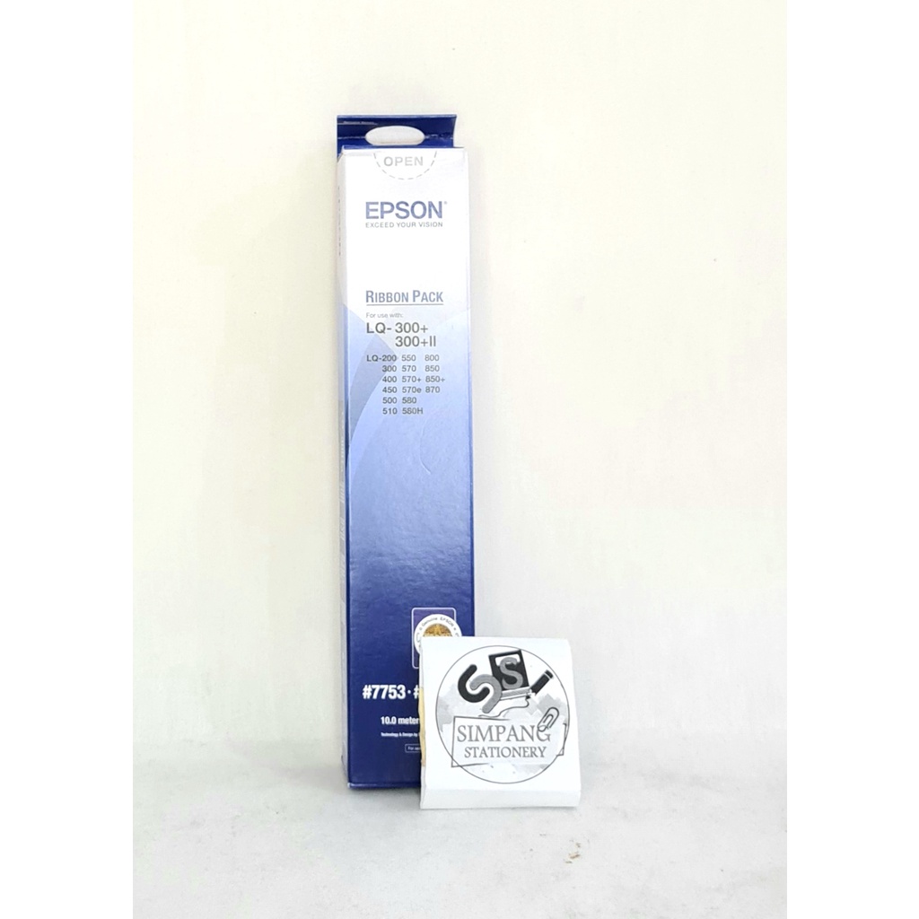 Jual Epson Ribbon Pack 7753/7754/7755 / Refill Pita LQ-300 | Shopee ...