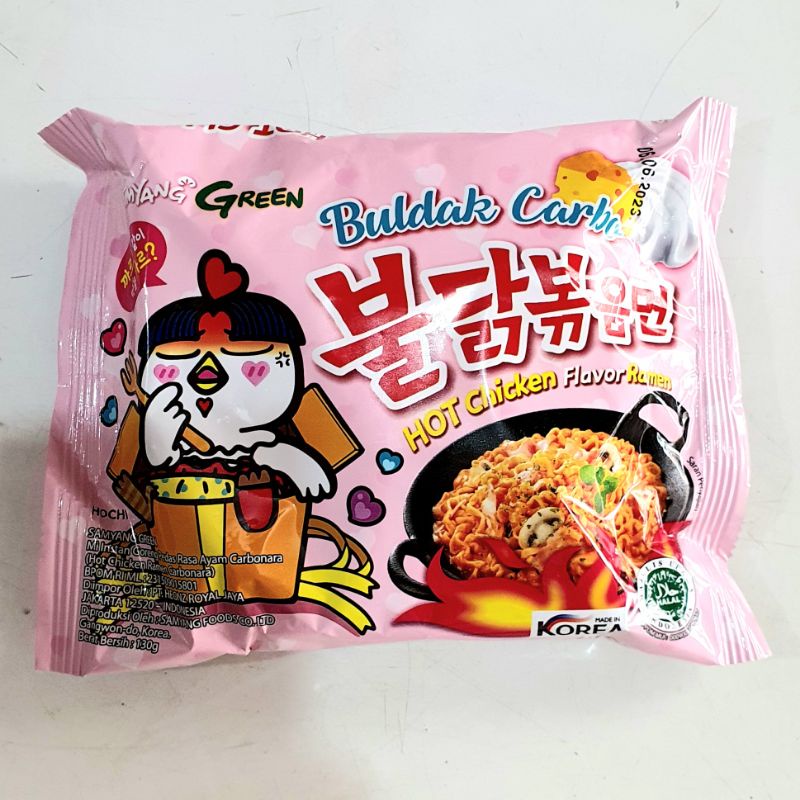 Jual Samyang Hot Spicy Ramen Buldak Carbonara 130g Shopee Indonesia