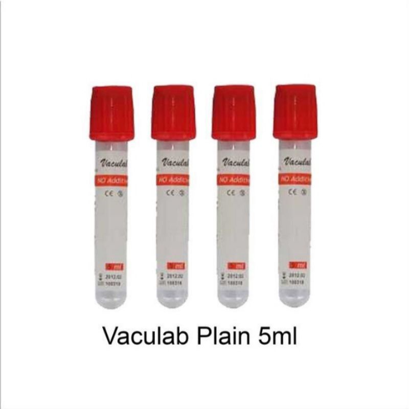 Jual Tabung Vaculab EDTA K3/ Serum Cloth Activator 2 ml 3ml 4 ml ...