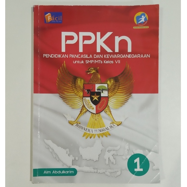 Jual Buku Cetak Bekas Ppkn Smp Kelas 7 Grafindo 