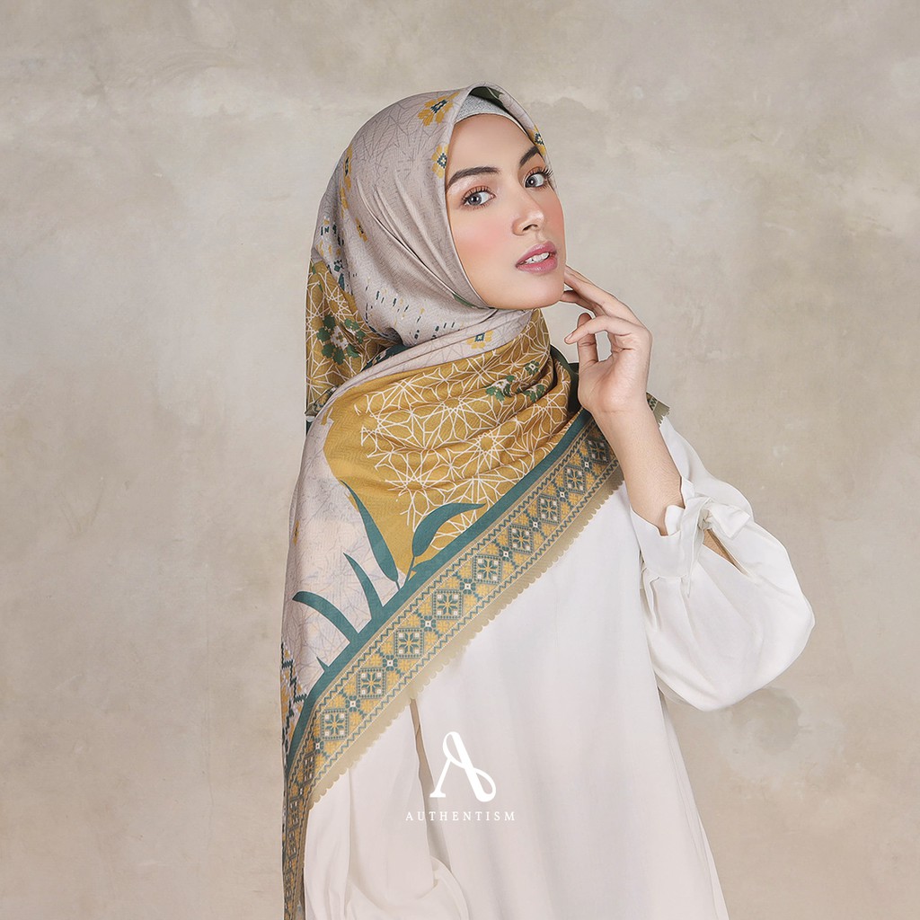 Jual AUTHENTISM ID | Gendhis Series - Kerudung Segi Empat Motif Voal ...