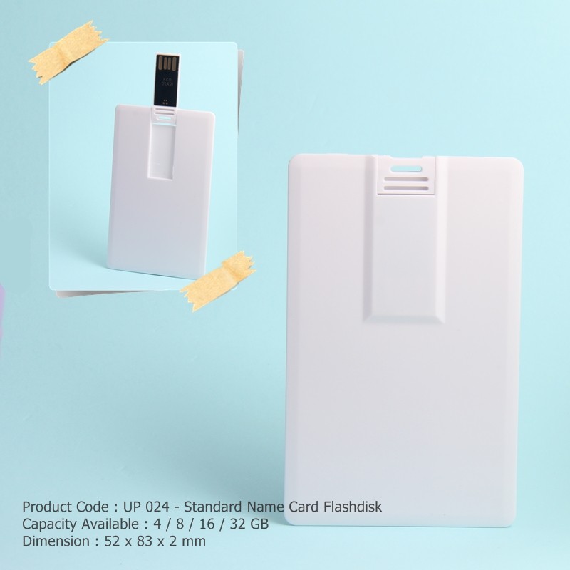 Jual Standard Name Card Flashdisk / Flashdisk Kartu Polos Standar 8GB ...