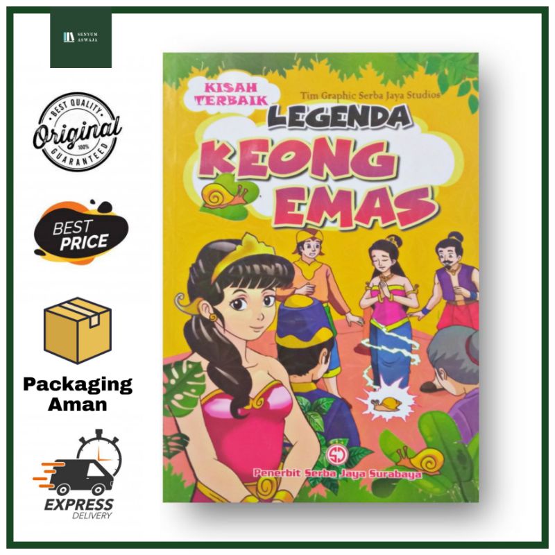 Jual Buku Anak Bergambar Dongeng Cerita Rakyat Legenda Keong Emas Keong