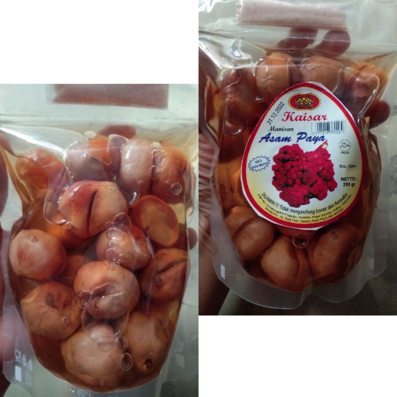 Jual KAISAR Asam Payak Basah (200g) Asinan Buah Kelubi / Salak Hutan ...