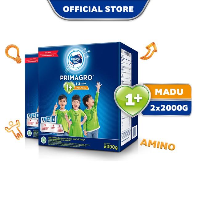 Jual Frisian Flag Primagro 1+ Susu Rasa Madu 2x2000gr | Shopee Indonesia