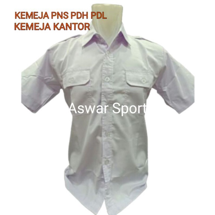 Jual KEMEJA PNS PDH PDL KEMEJA KANTOR LENGAN PDK BAJU PMR | Shopee ...