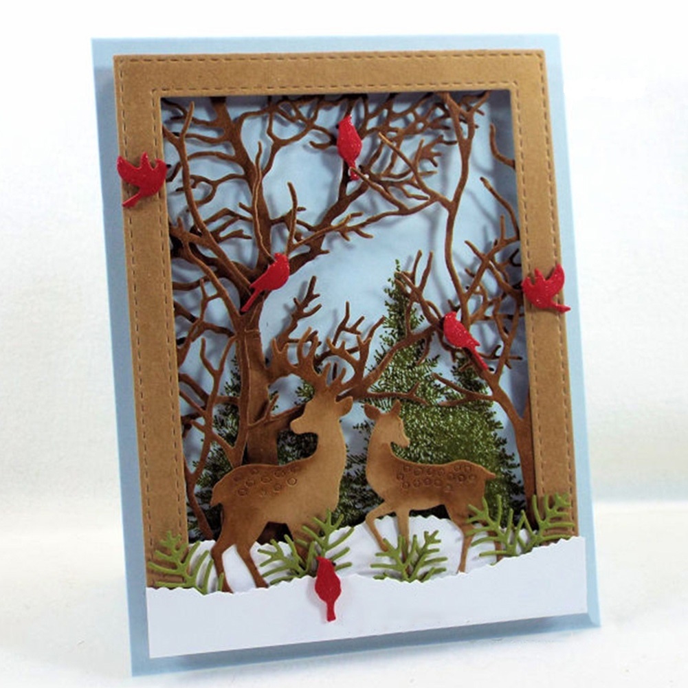 Jual Bentuk Rusa #175B Scrapbook Papercut Paper craft Kerajinan kertas ...