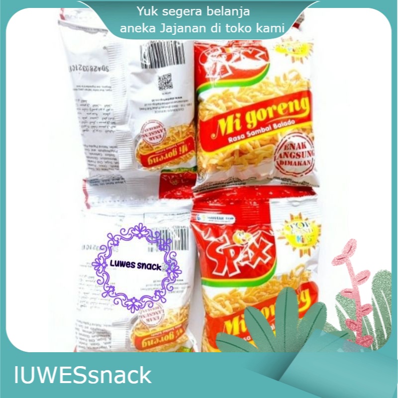 Jual mie goreng spix isi 10pcs/ makanan ringan/ mie goreng spesial