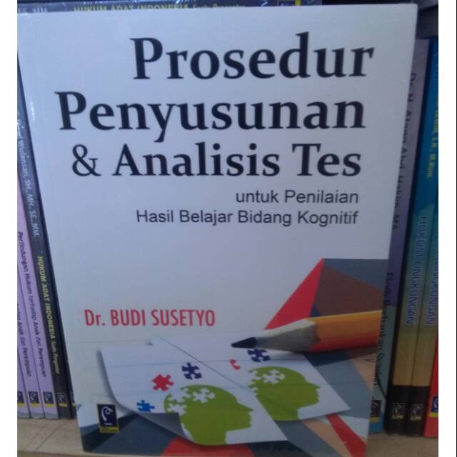 Jual Prosedur Penyusunan Dan Analisis Tes Untuk Penilaian Hasil Belajar ...