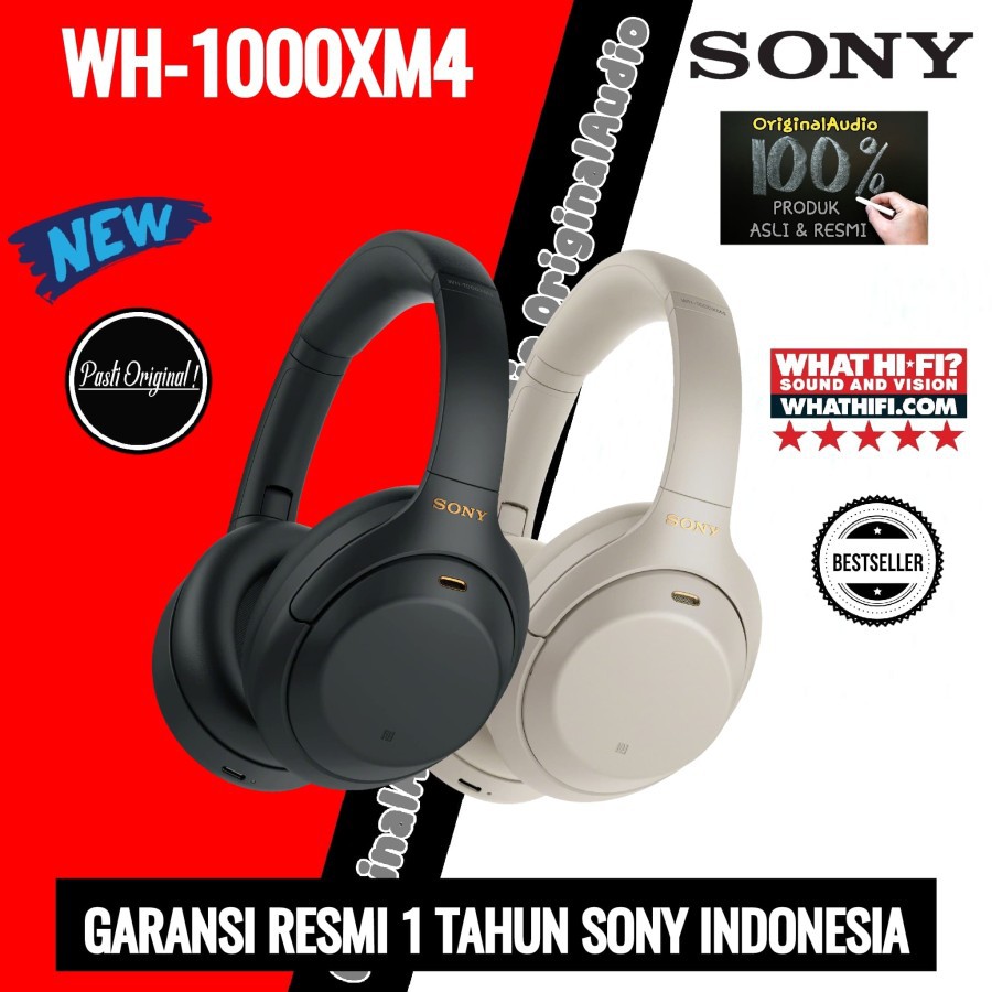 Jual Sony WH 1000XM4 / WH1000XM4 / WH1000X M4 Wireless Noise Cancelling