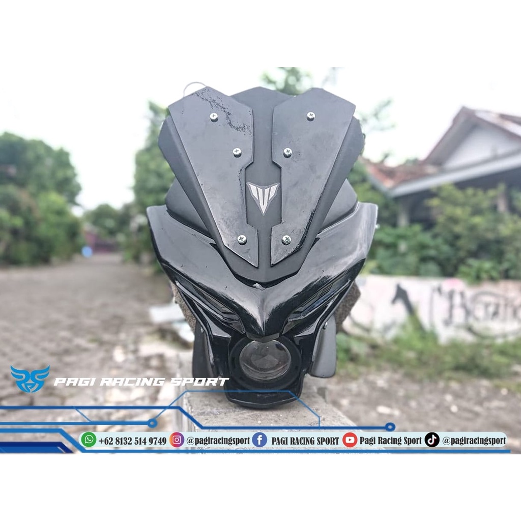 Jual Replika Headlamp Mt Versi Black Doff Mix Metalik Shopee Indonesia