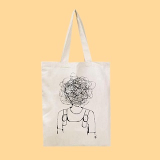 BeccaSomething Text Tote Bag