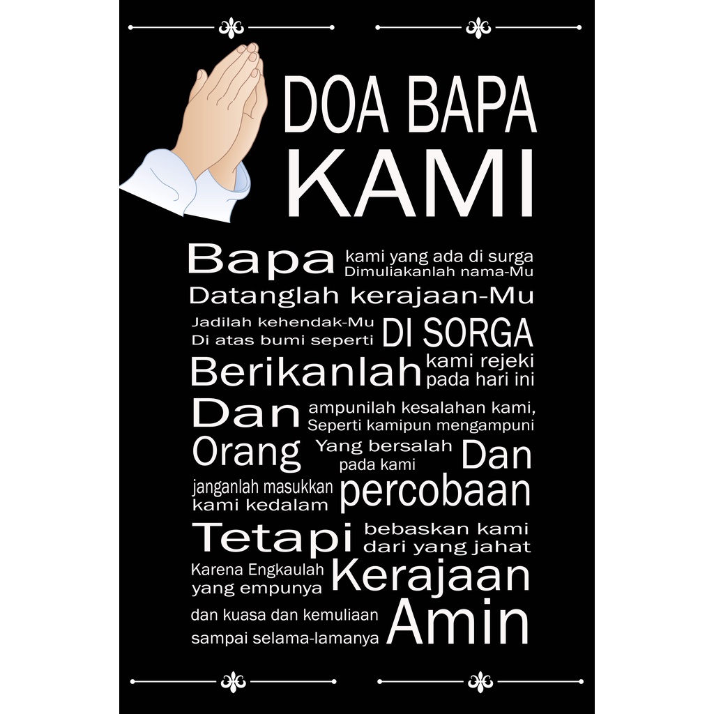 Jual 223/20x30cm/Hiasandinding/bible/walldecor/dekorasi/kristen ...