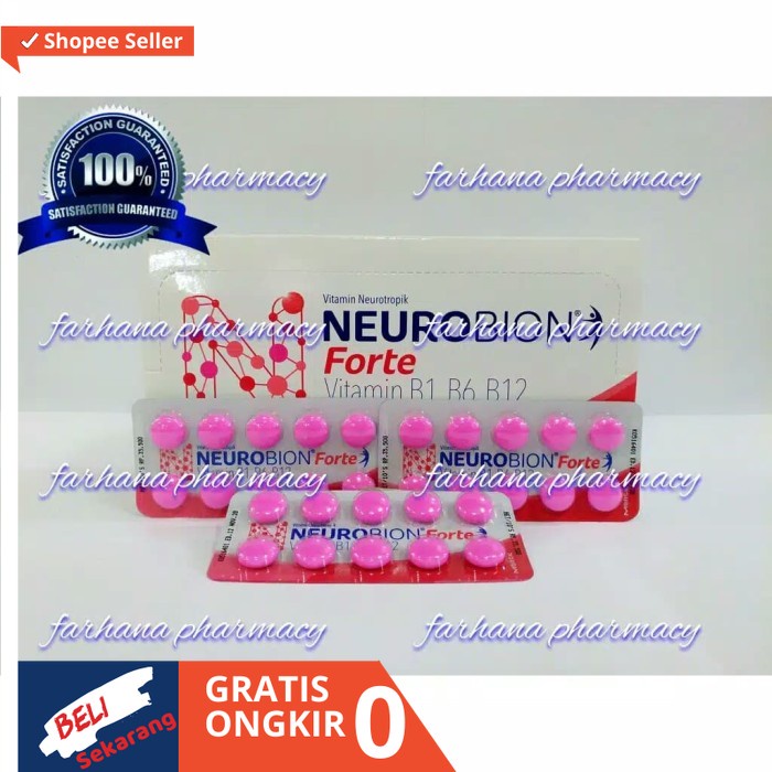 Jual Neurobion Pink / Neurobion Forte / Vitamin Saraf Dan Otot | Shopee ...