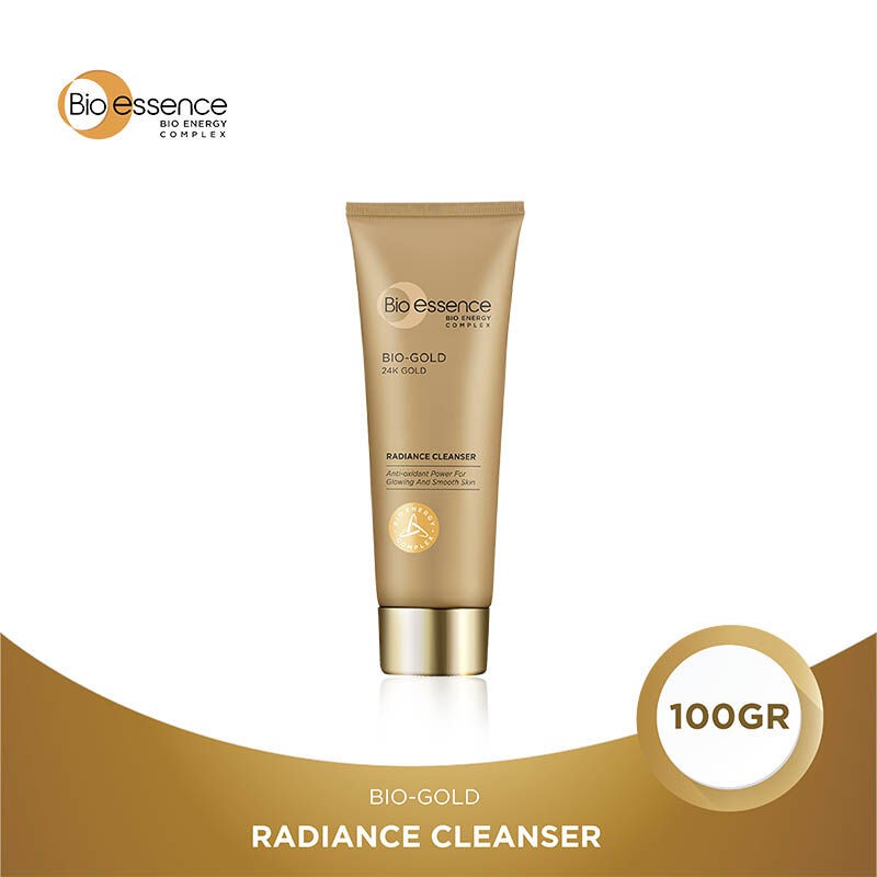 Jual BIO ESSENCE Bio Gold Radiance Cleanser 100gr | Shopee Indonesia